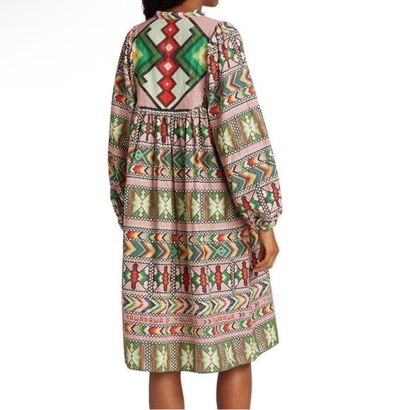 Farm Rio Amulet long sleeve beaded tassel dress - Small - Picture 2 of 12